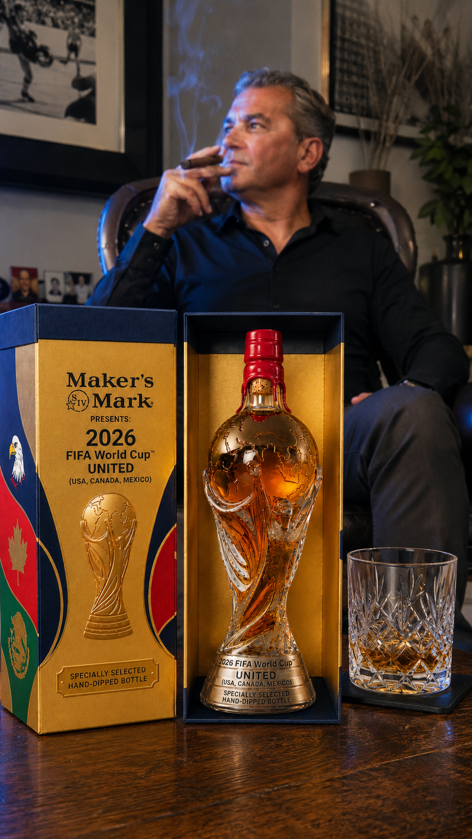 World Cup Trophy Decanters